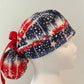Ponytail-Fourth of July Tie Dye