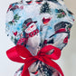 Ponytail- Winter snowman