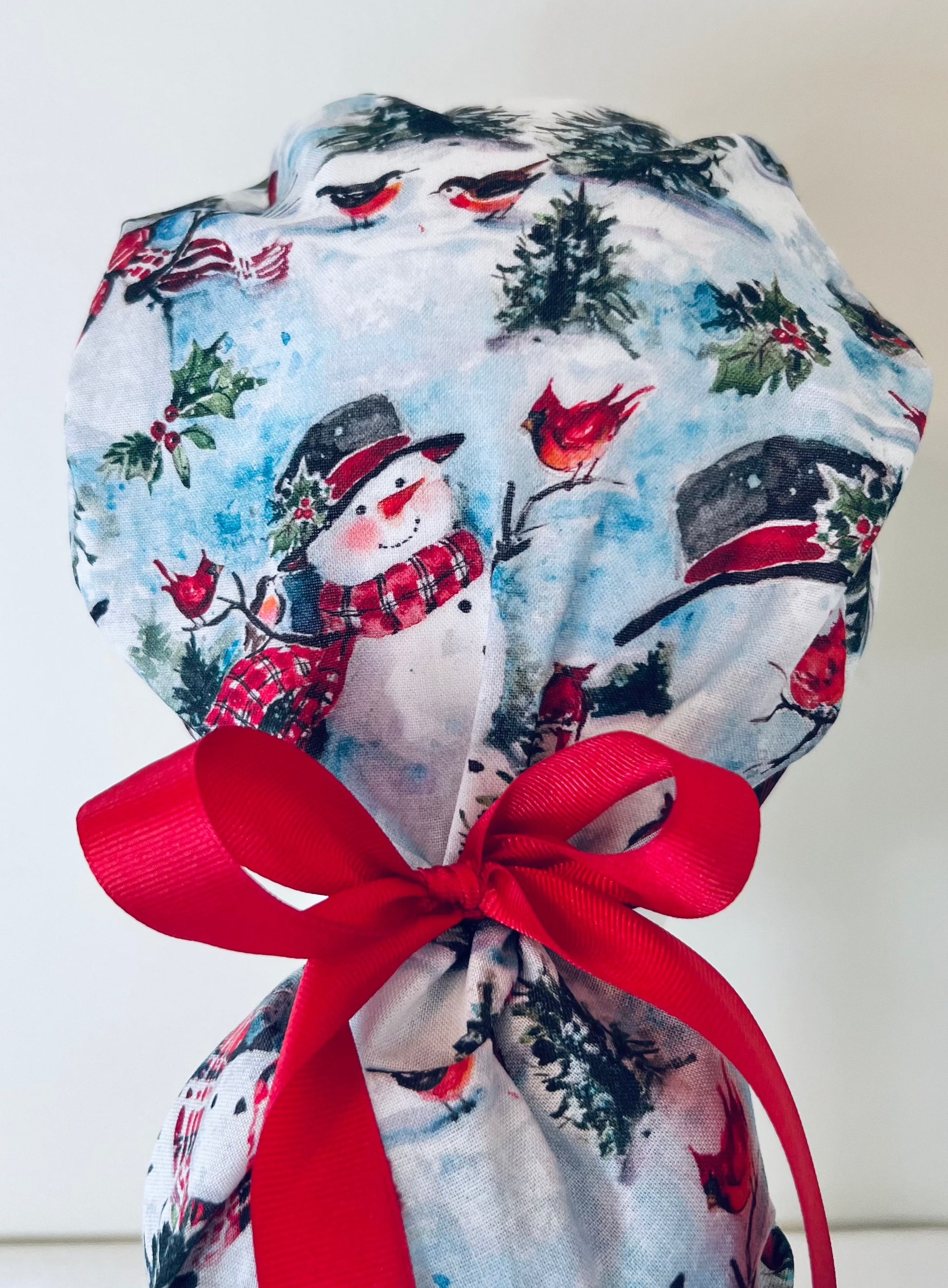 Ponytail- Winter snowman