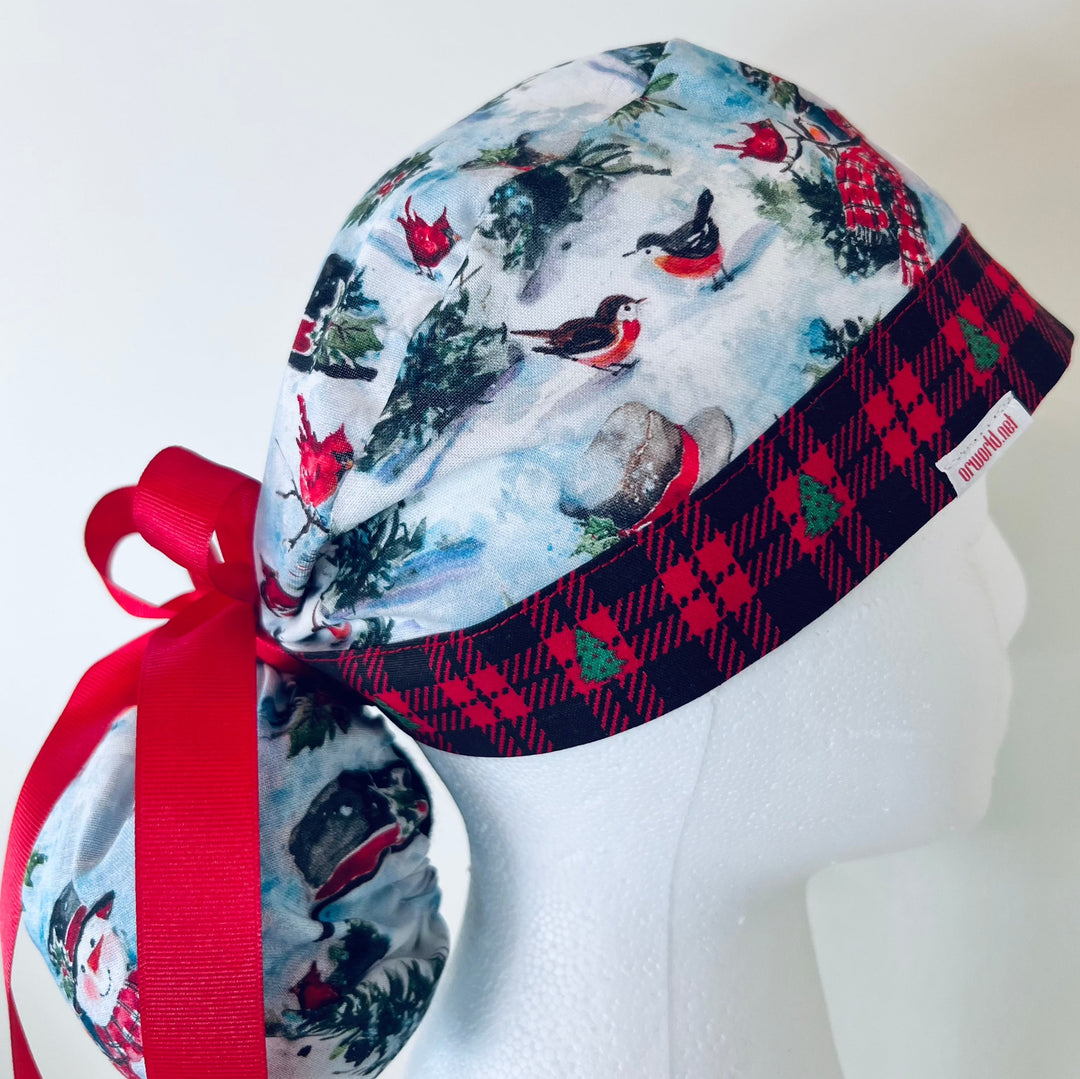 Ponytail-Winter Snowman