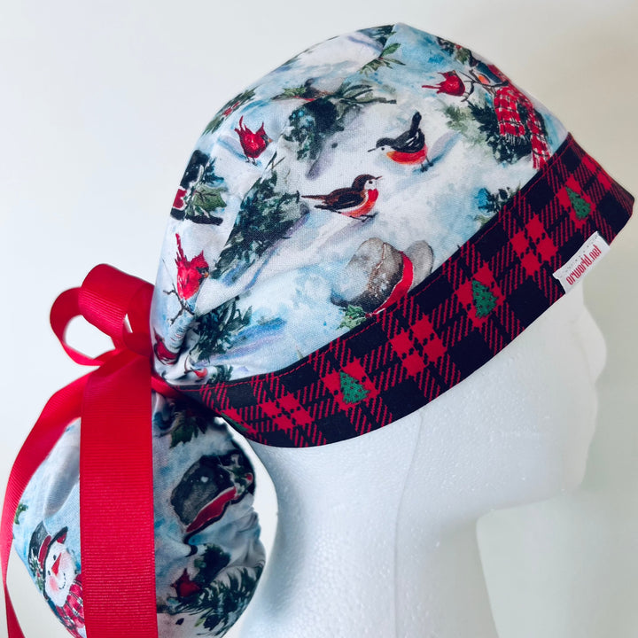 Ponytail-Winter Snowman