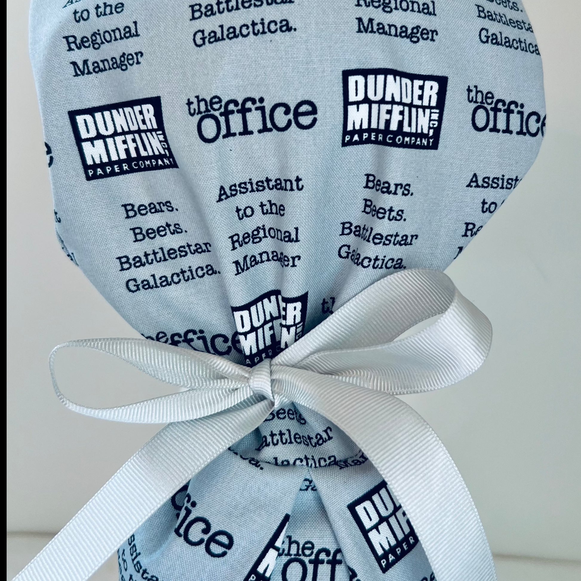 Ponytail surgical hat - The Office Dunder Mifflin