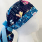 Ponytail surgical hat Alice in Wonderland