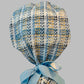 Ponytail Hat-Lemon Sky Plaid
