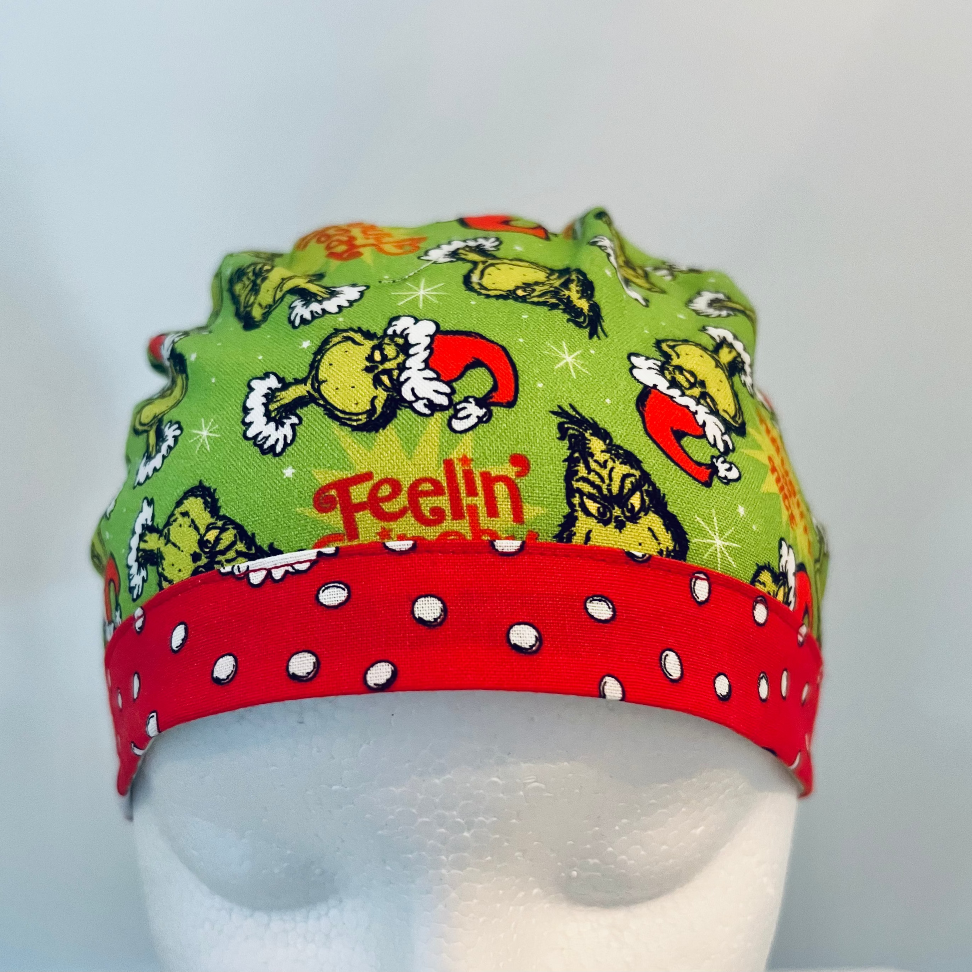Ponytail Hat-Naughty,Nice & a Little Grinchy