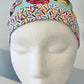 Ponytail Style Hat - Donuts and confetti with white ribbon