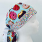 Ponytail Style Hat - Donuts and confetti with white ribbon