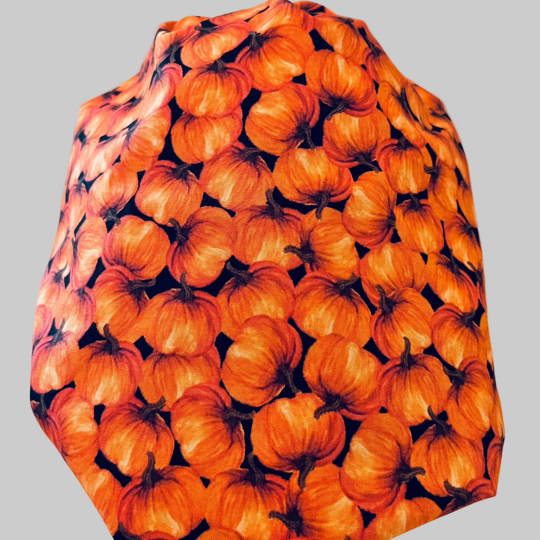 Bouffant Scrub Cap Pumpkin Patch Fall Halloween Surgical Cap for Women Nurses, Doctors &amp; Medical Professionals