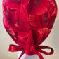 Scrub Cap-Red Flowers-Flower Power