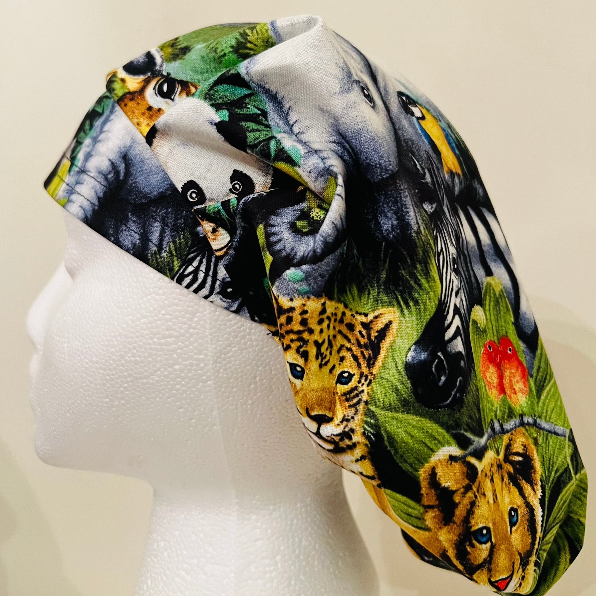 Bouffant-Safari animals