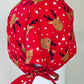 Scrub Cap-Christmas Reindeer