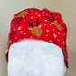Scrub Cap-Christmas Reindeer