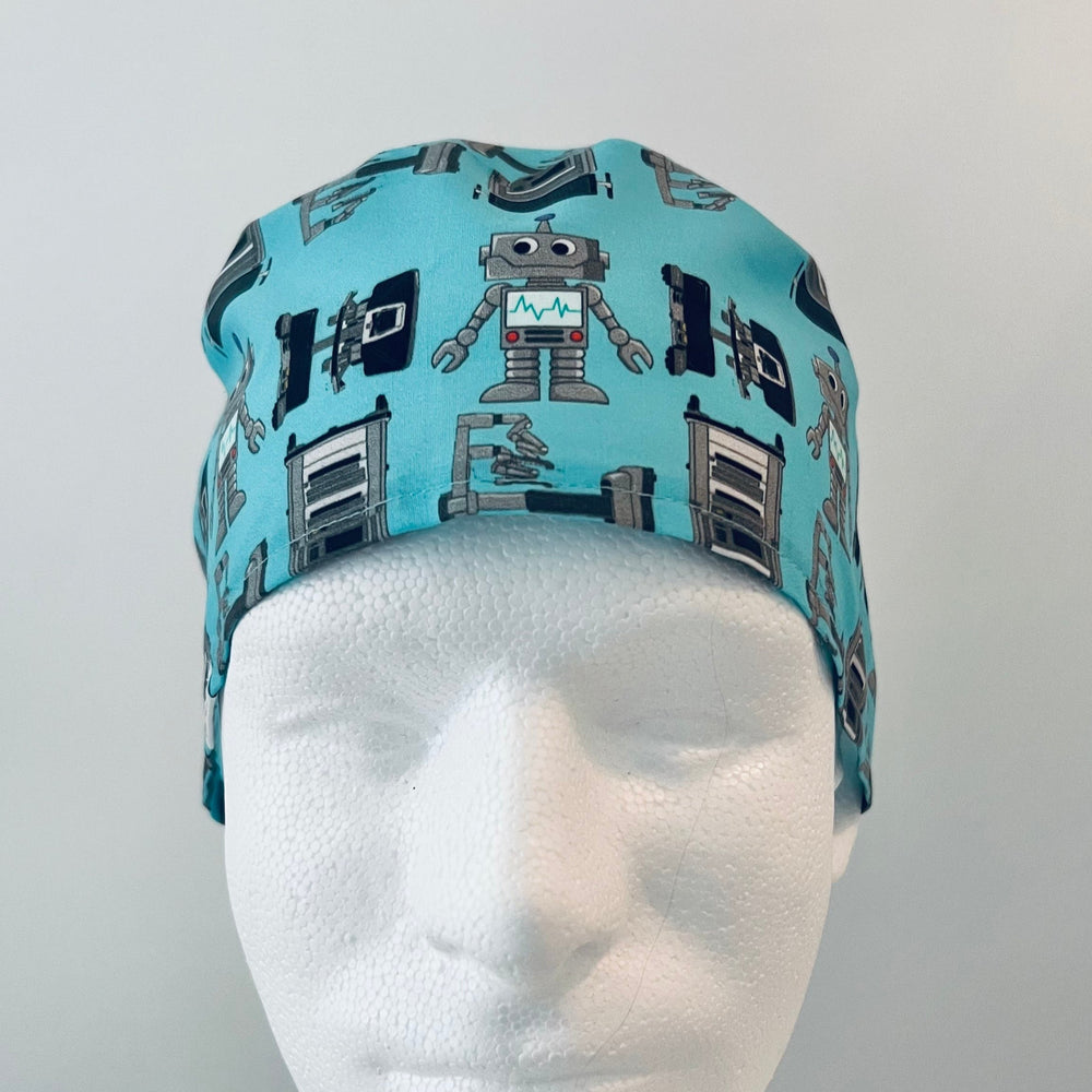 Da Vinci Robot Scrub Cap | Robotic Surgery Cap | Surgical Tech Hat | OR Nurse & Surgeon Cap