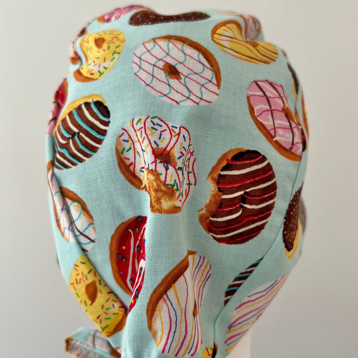Donut Scrub Cap | Nurse Surgical Cap | Bakery &amp; Dessert Print | Handmade Medical Cap