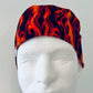 Scrub Cap-Flame-Orange-Black-Fire