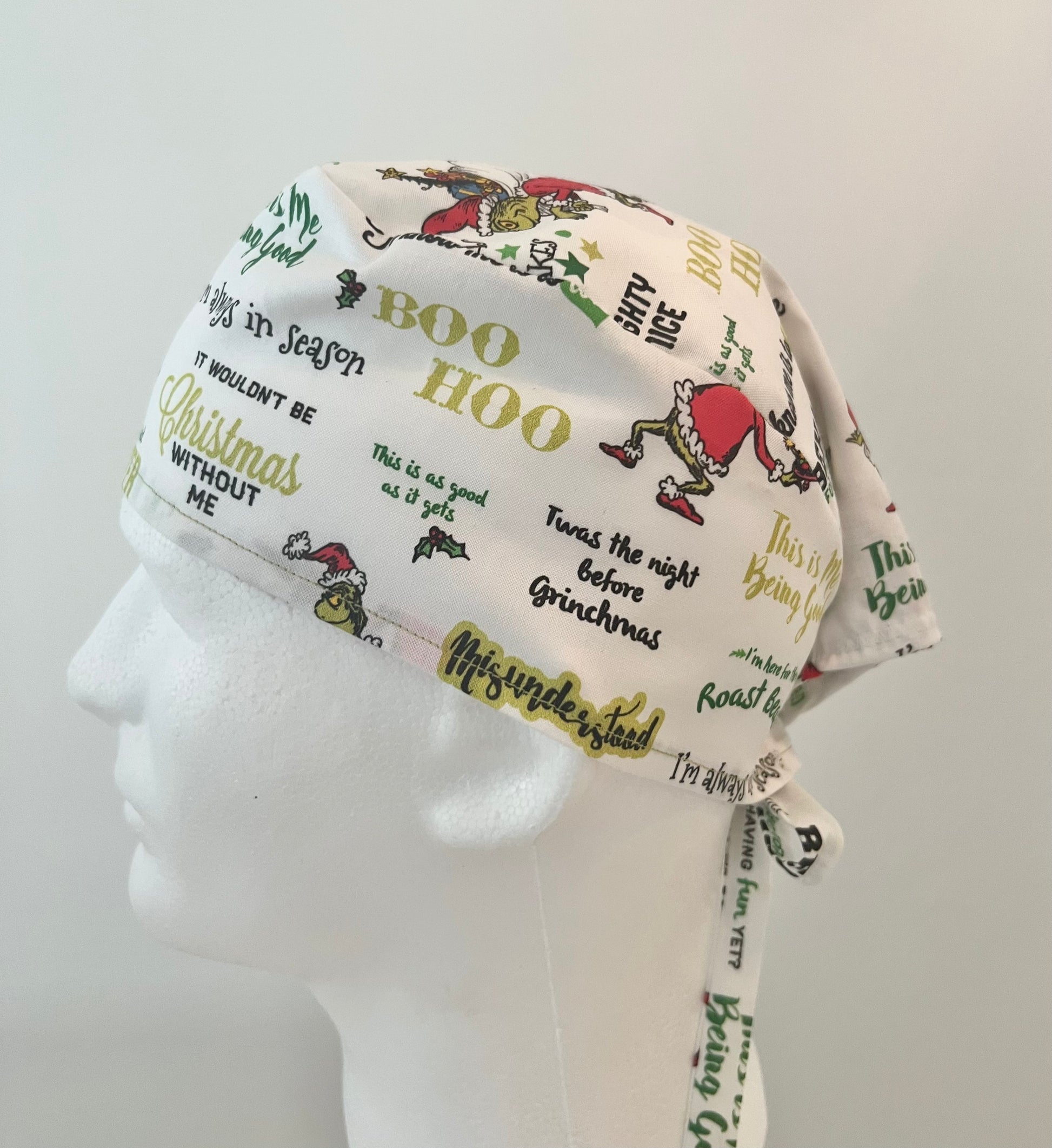 Scrub Cap-Grinch Mode