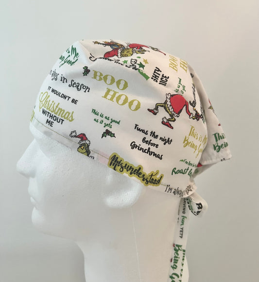 Scrub Cap-Grinch Mode