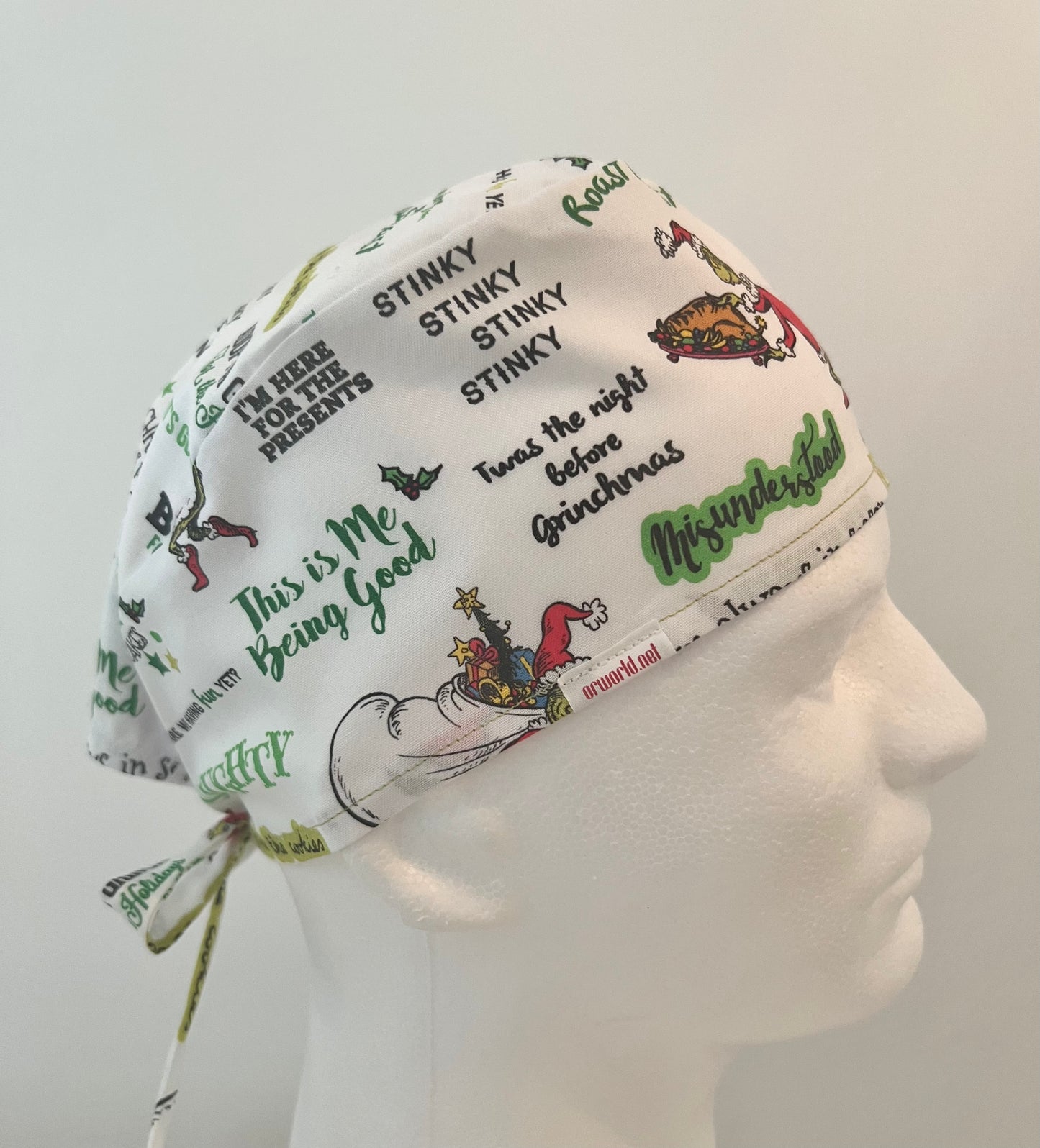 Scrub Cap-Grinch Mode