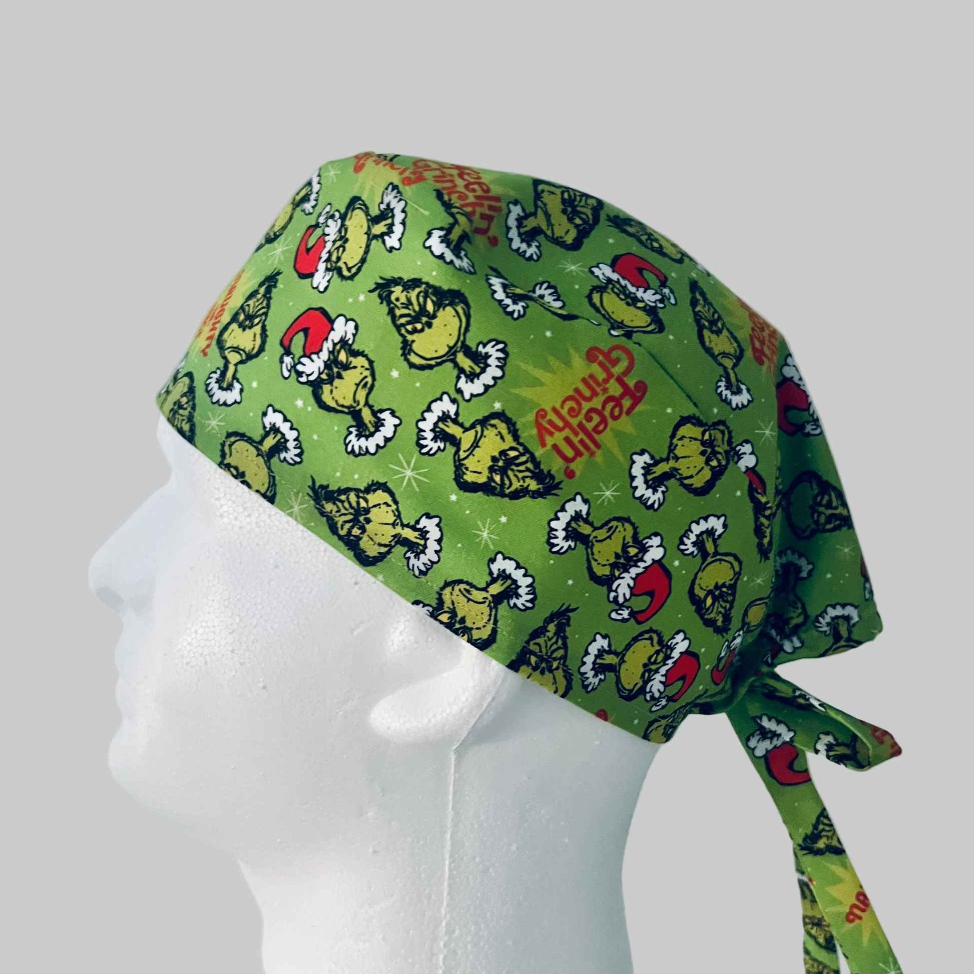 Scrub Cap-Naughty,Nice & a Little Grinchy