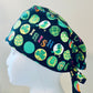 Scrub Cap-St.Patricks-Glitter Gold Luck