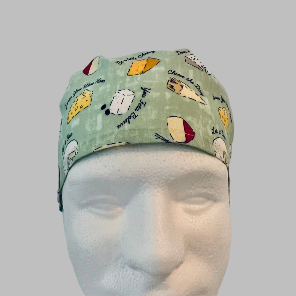 Scrub Cap | Life is Gouda | You Feta Believe | Swiss You Were Here | Let It Brie | Funny Cheese Nurse Hat
