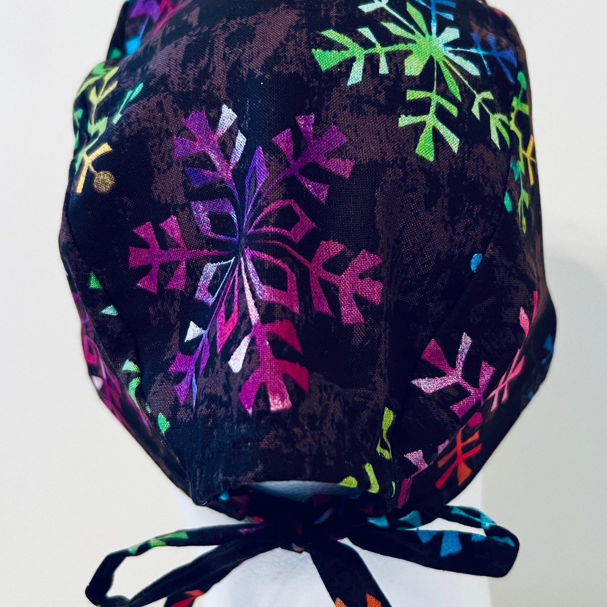 Scrub Cap-Winter Snowflakes