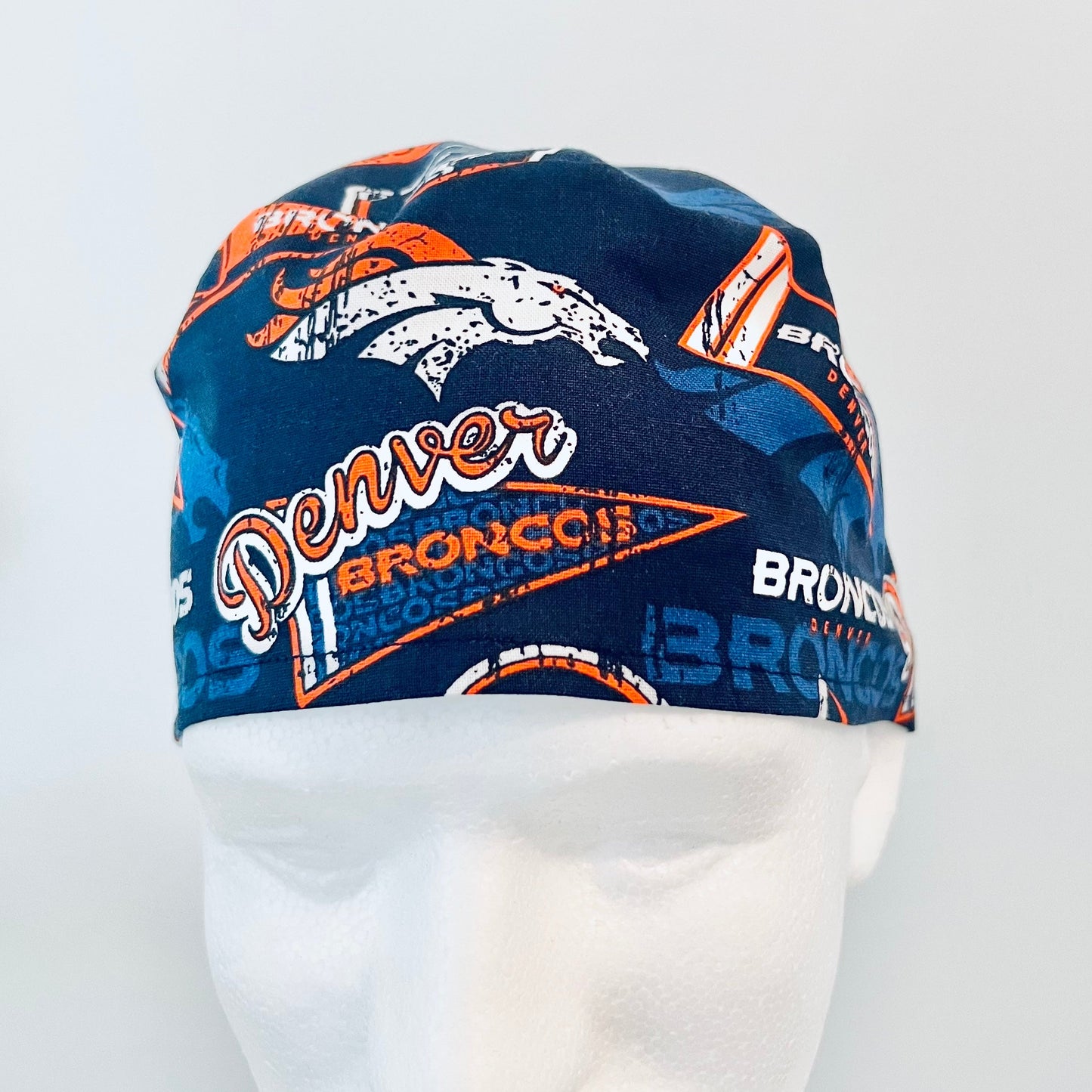 Scrub Cap-Denver Broncos Blue