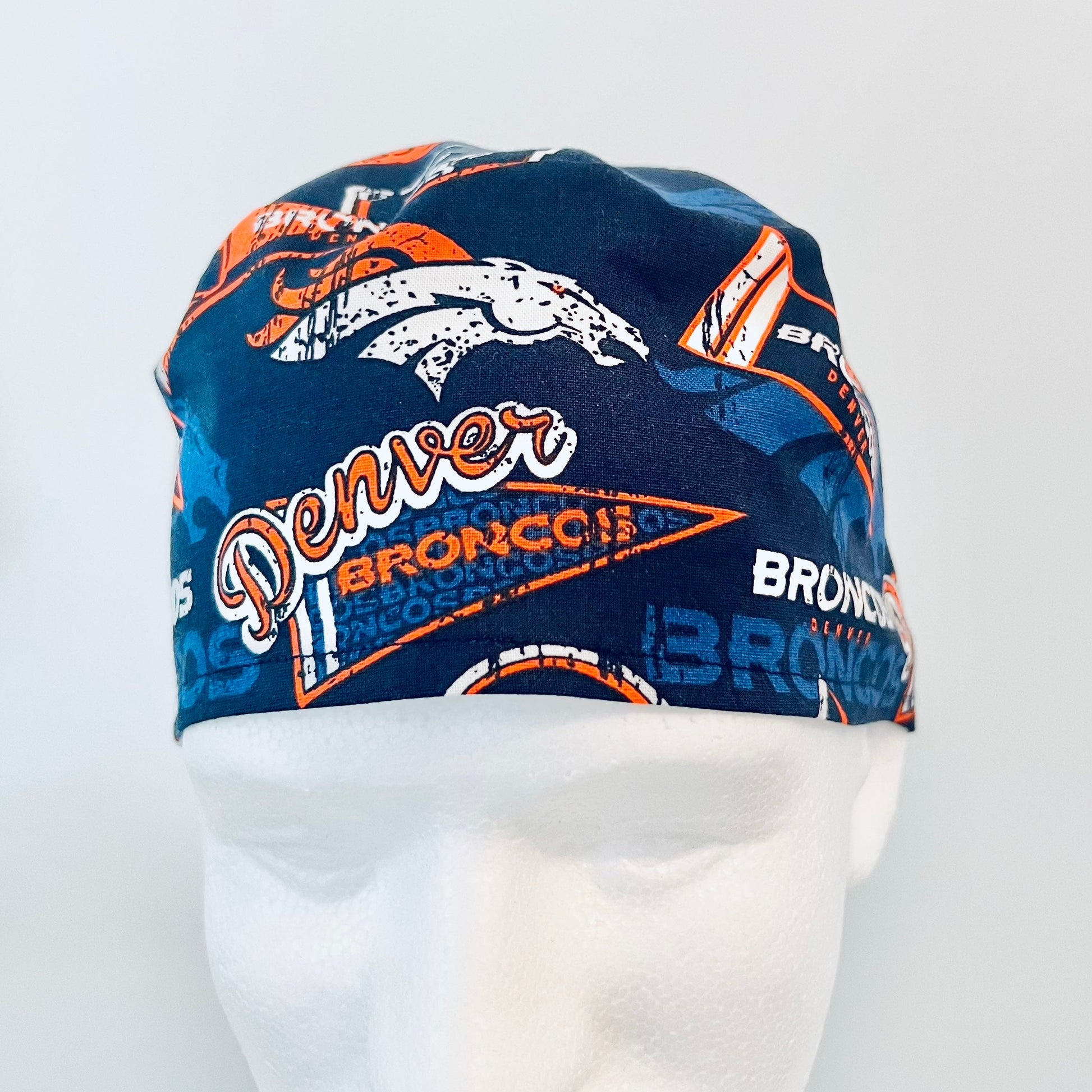 Scrub Cap-Denver Broncos Blue
