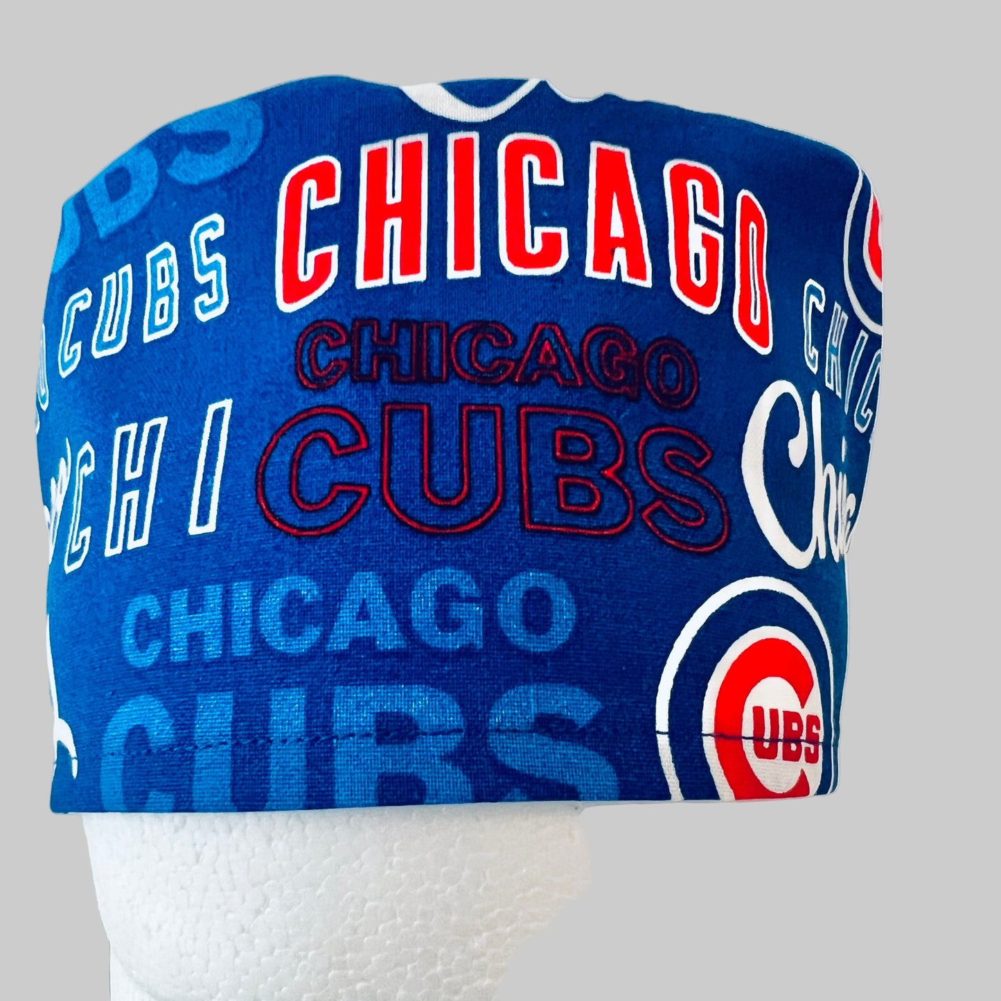 Scrub Cap-"Go Cubs Go"