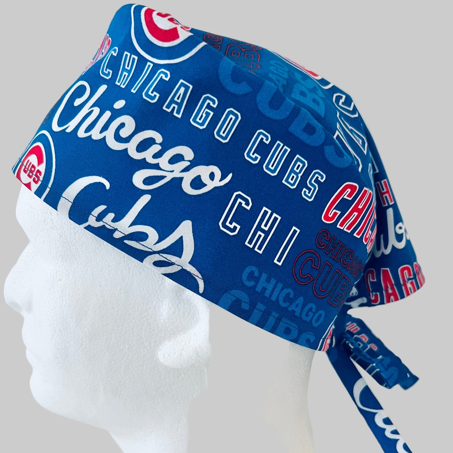 Scrub Cap-"Go Cubs Go"