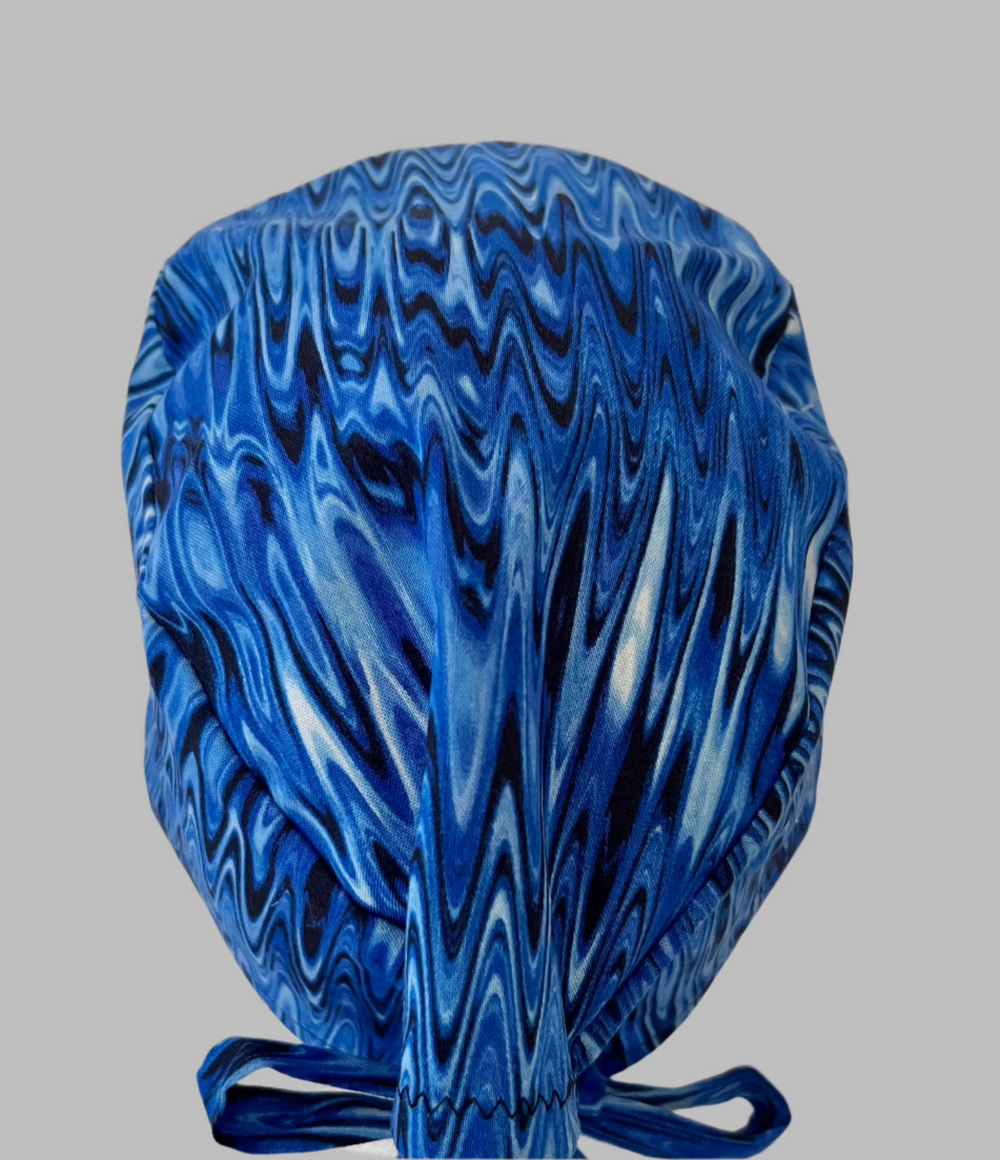 Scrub Cap-Blue Electric
