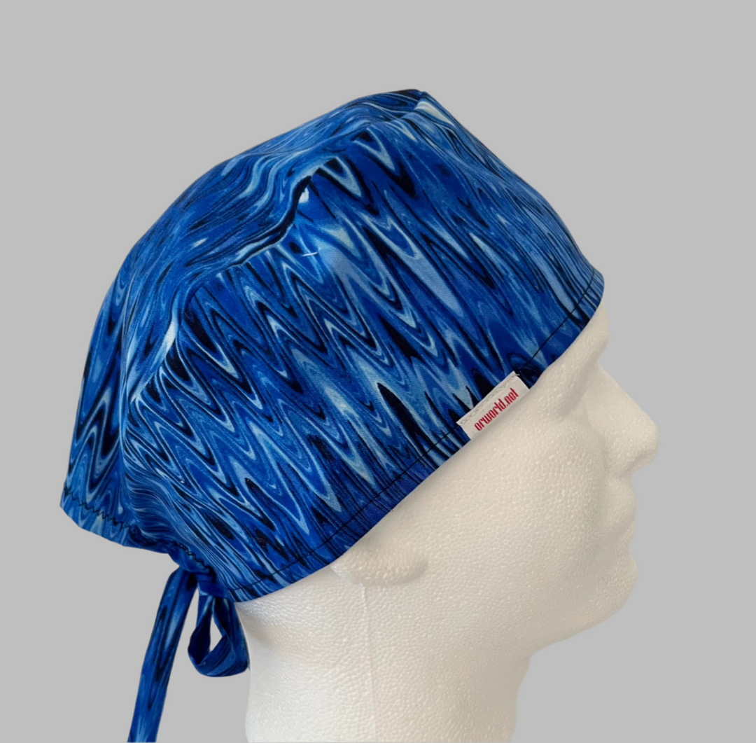 Scrub Cap-Blue Electric