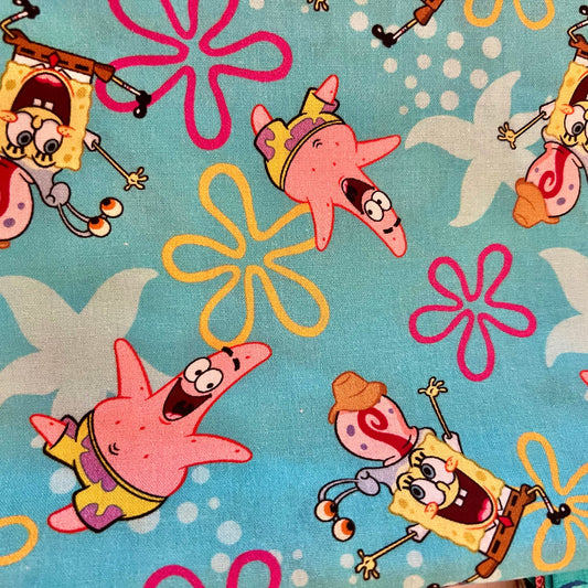 Scrub Cap-Sponge Bob