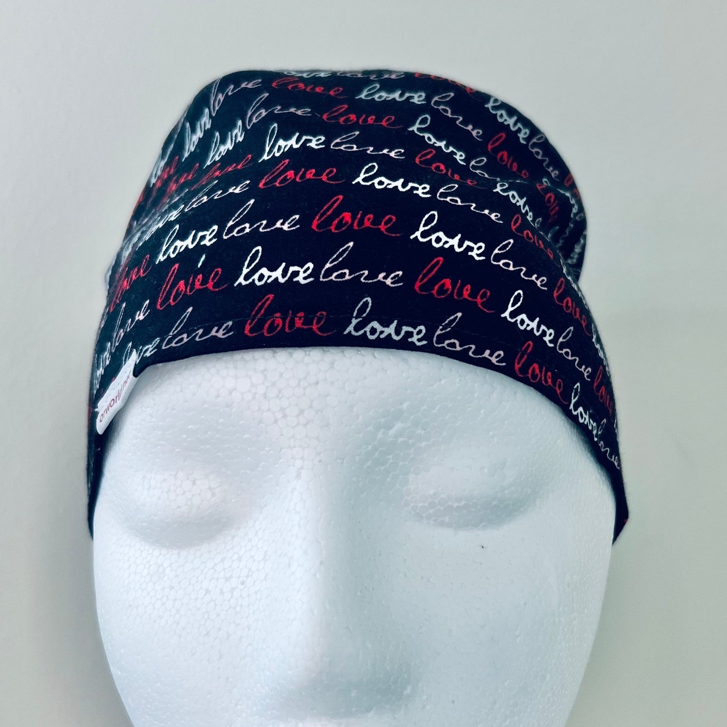 Scrub Cap-Valentines Love Words