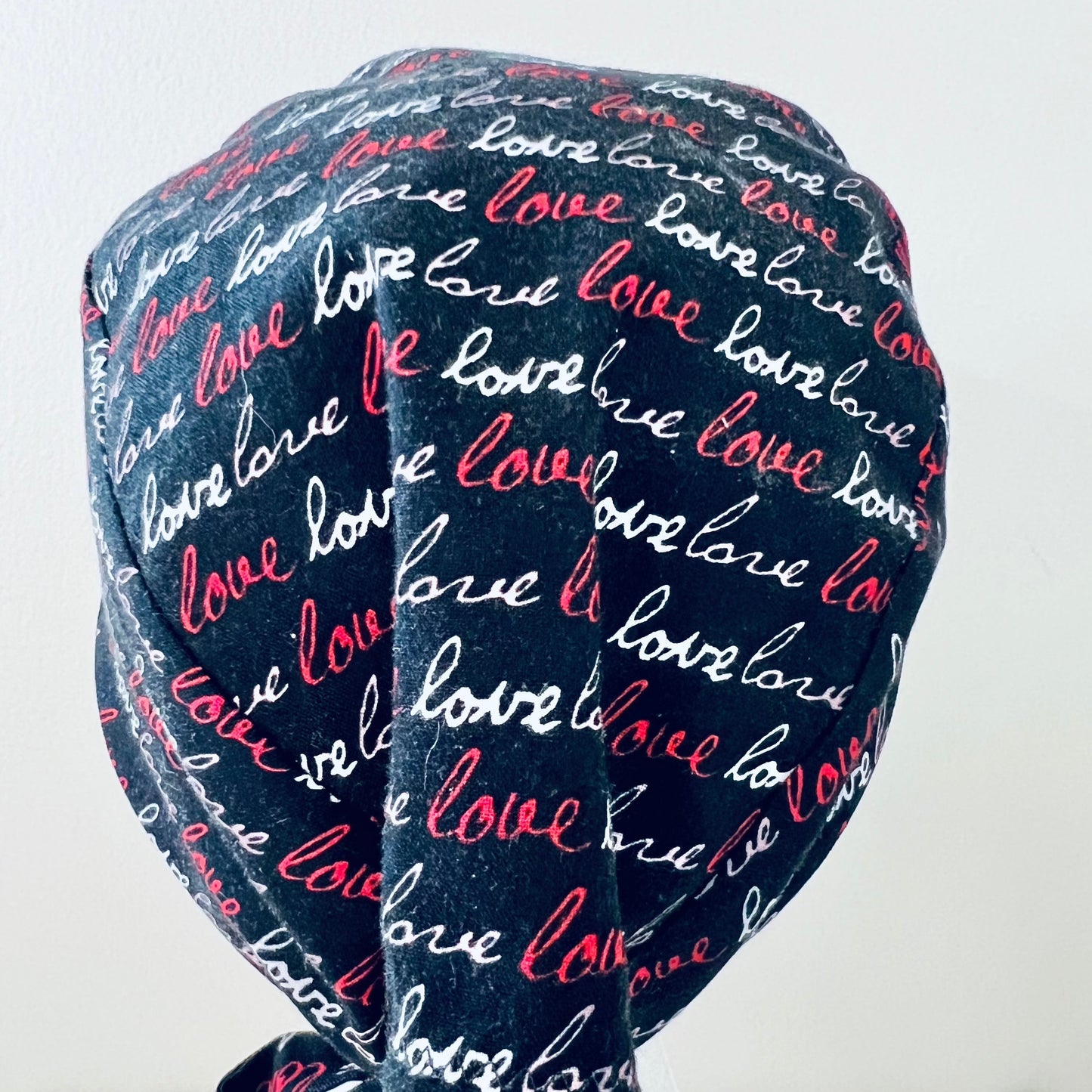 Scrub Cap-Valentines Love Words