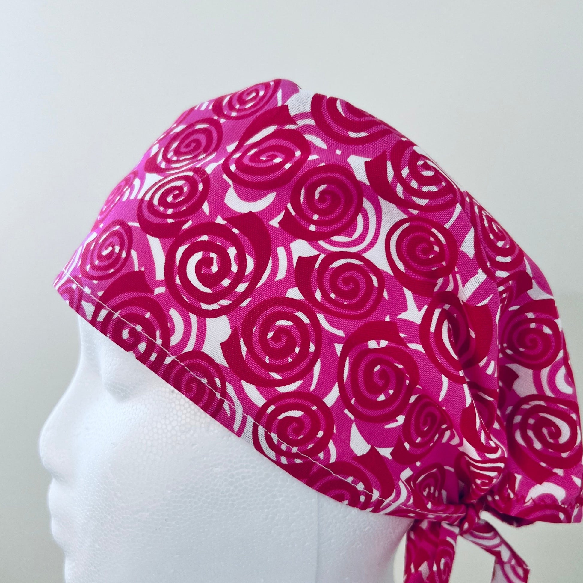 Scrub Cap-Valentines Day Swirls