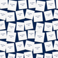 Custom photo scrub cap fabric swatch featuring navy blue background with personalized Polaroid team photos to upload for surgeons, nurses, surgical technologists, veterinarians, residents, and healthcare professionals. Custom printed photo fabric for meaningful hospital team gifts with handwritten thank you notes.