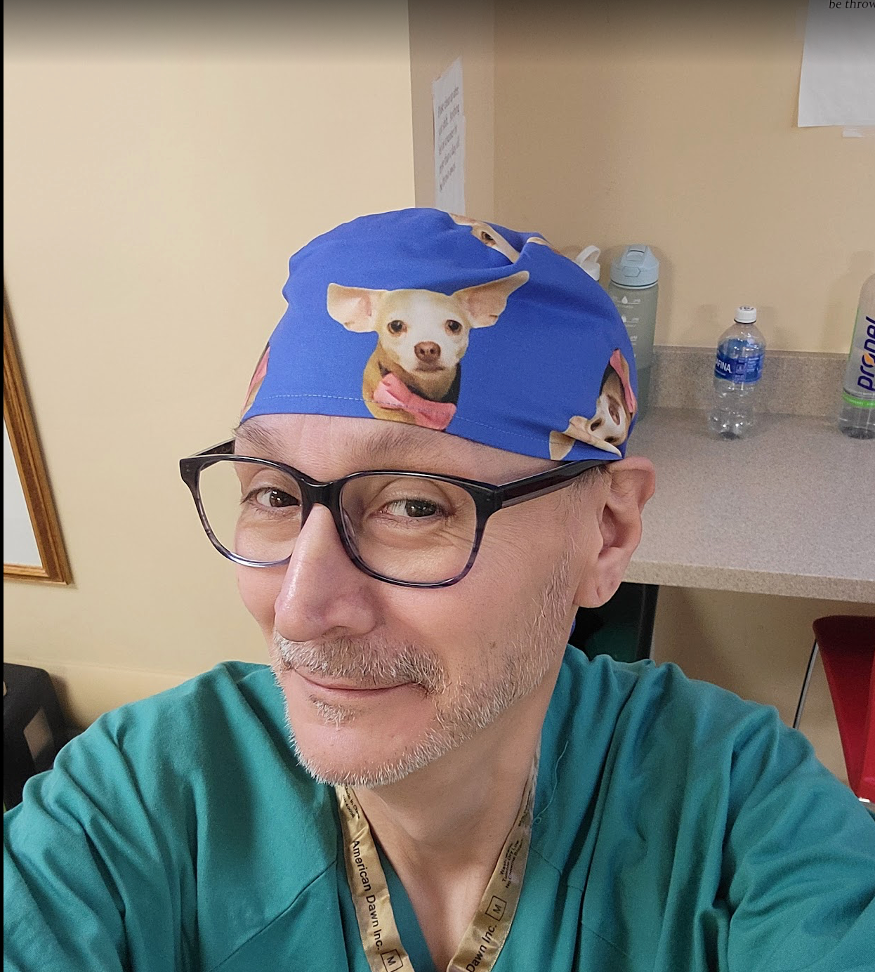Custom Photo Scrub Cap | Personalized Surgical Cap with Your Pet, Team or Favorite Photo