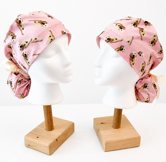 Custom Photo Scrub Cap | Personalized Surgical Cap with Your Pet, Team or Favorite Photo