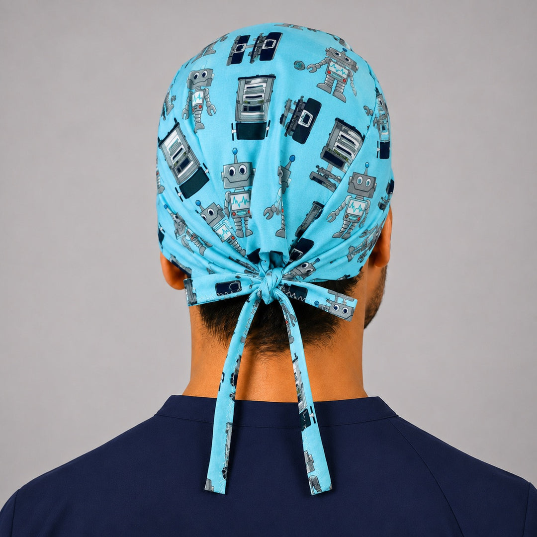 Back view of the men&
