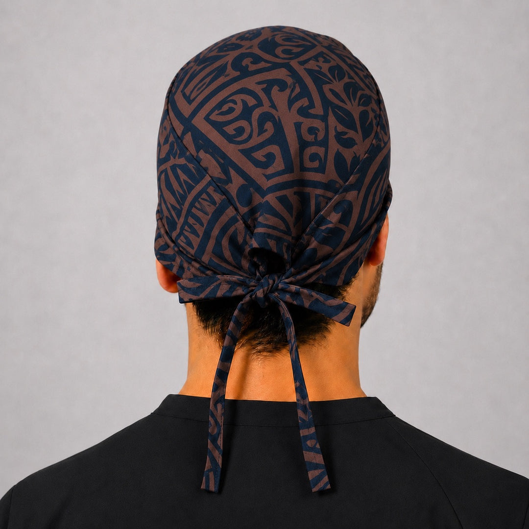 Back view of men&