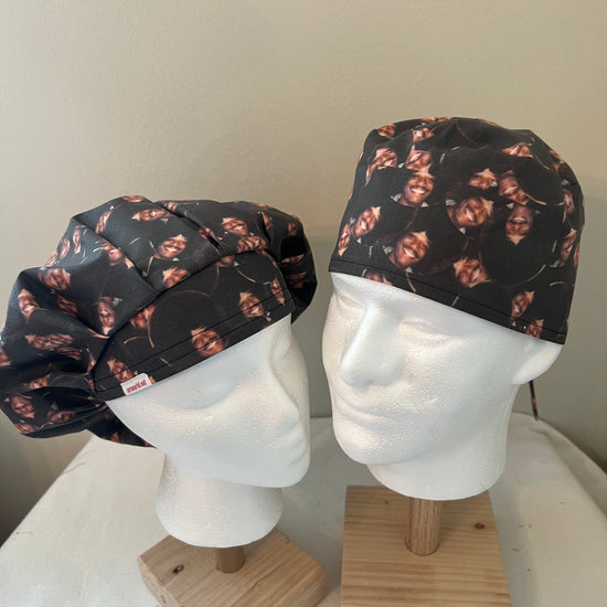 Custom Photo Scrub Cap Collage Bouffant Personalized Surgical Hat with Pet Photos Dog Photo Scrub Cap Custom Nurse Scrub Cap Handmade OR World Surgical Hats