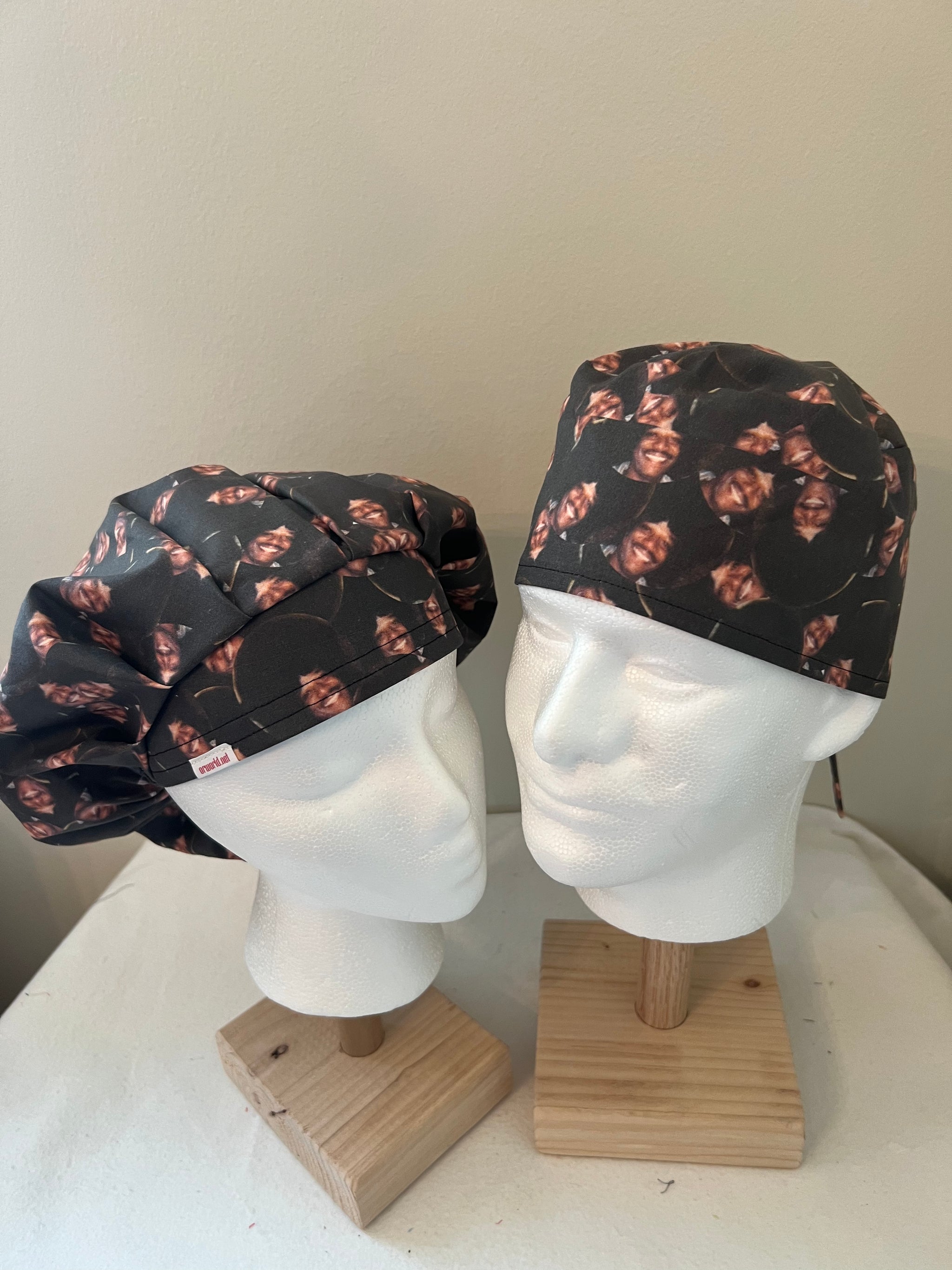 Custom Photo Scrub Cap Collage Bouffant Personalized Surgical Hat with Pet Photos Dog Photo Scrub Cap Custom Nurse Scrub Cap Handmade OR World Surgical Hats