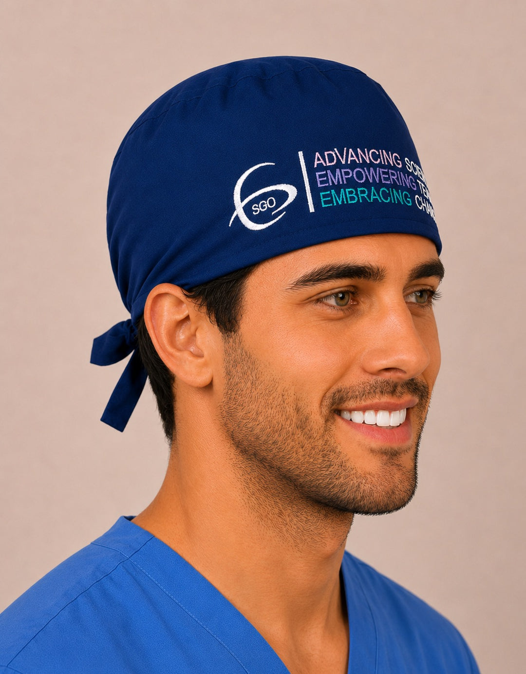 Side profile of the navy SGO official men&