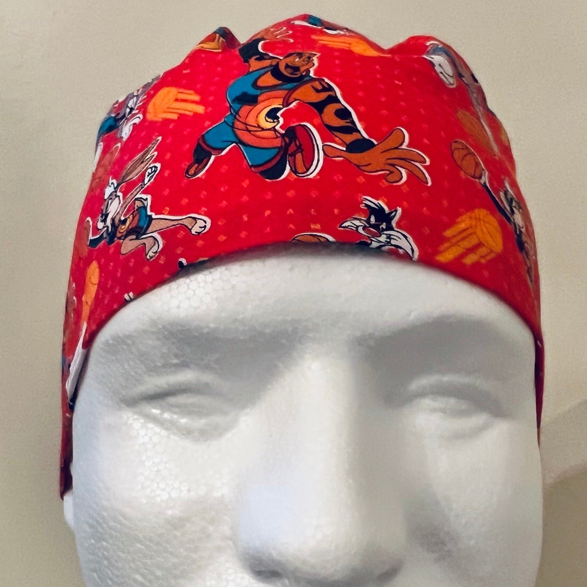 Scrub Cap-Animated Space Jam