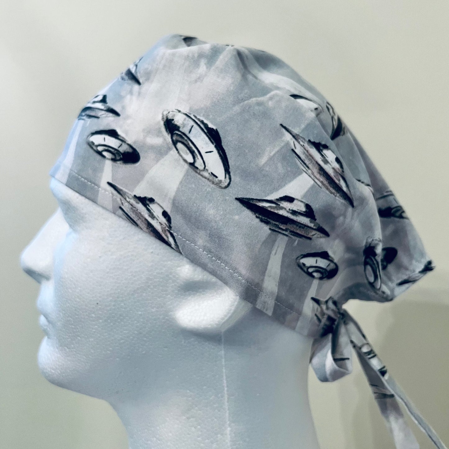 Scrub Cap-Spaceships-UFO
