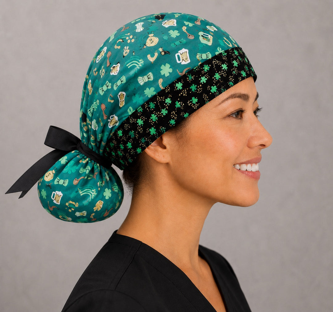 Woman wearing St. Patrick&