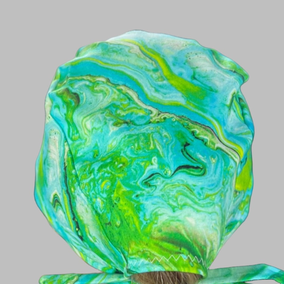Scrub Cap-Limestone swirl