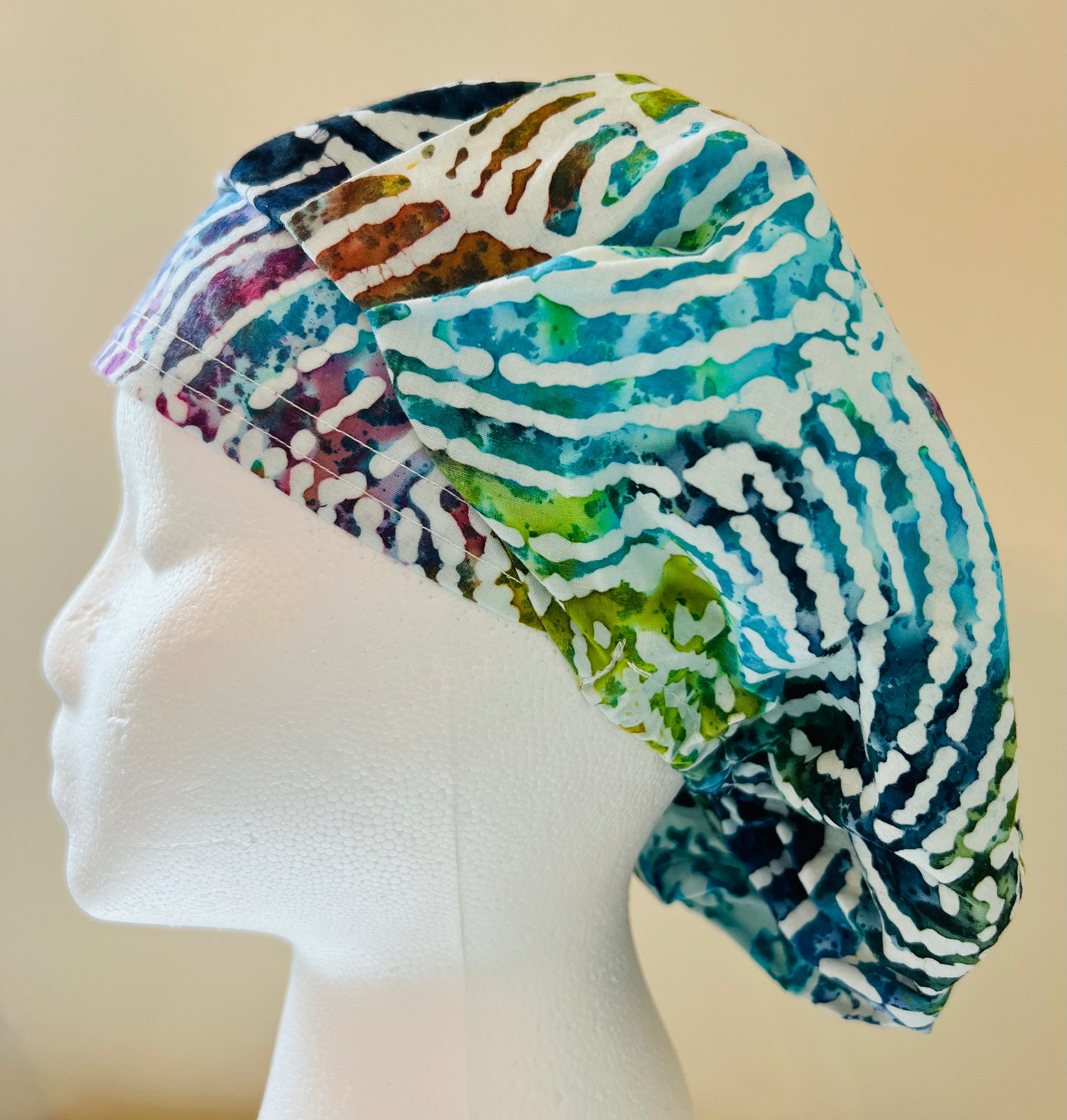 Bouffant-Colorful Zebra