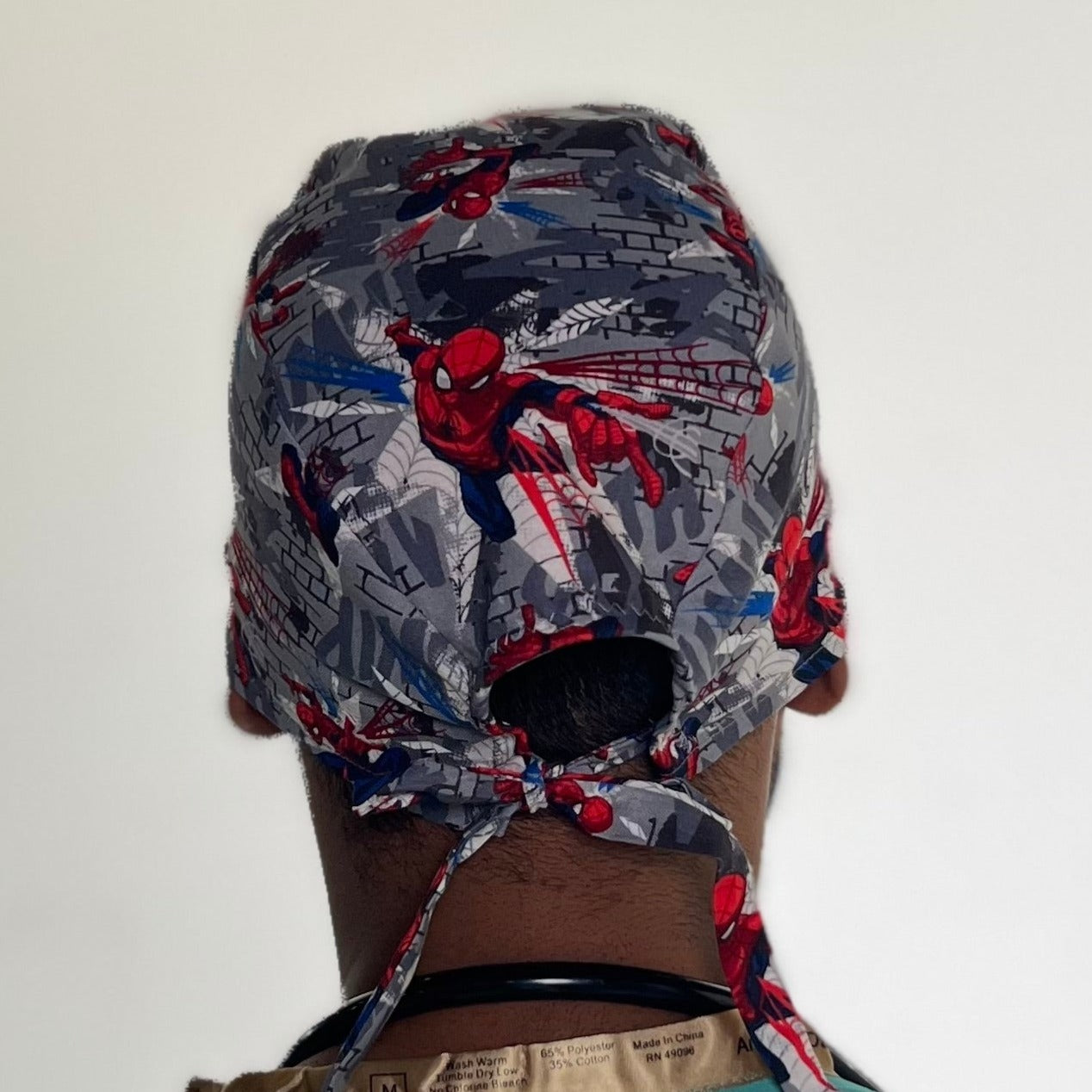 Scrub Cap-Spiderman